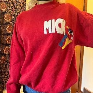 vintage mickey crew neck